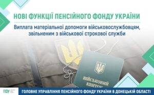 Матеріальна грошова допомога військовим, які звільнились з військової служби