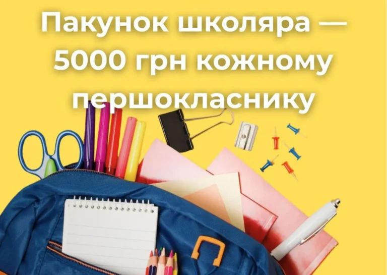 Топ-5 актуальних питань про подання заяв на отримання грошової допомоги “Пакунок школяра” через Пенсійний фонд