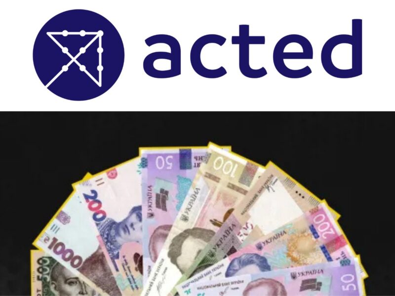Розпочинається реєстрація на отримання грошової допомоги від ACTED