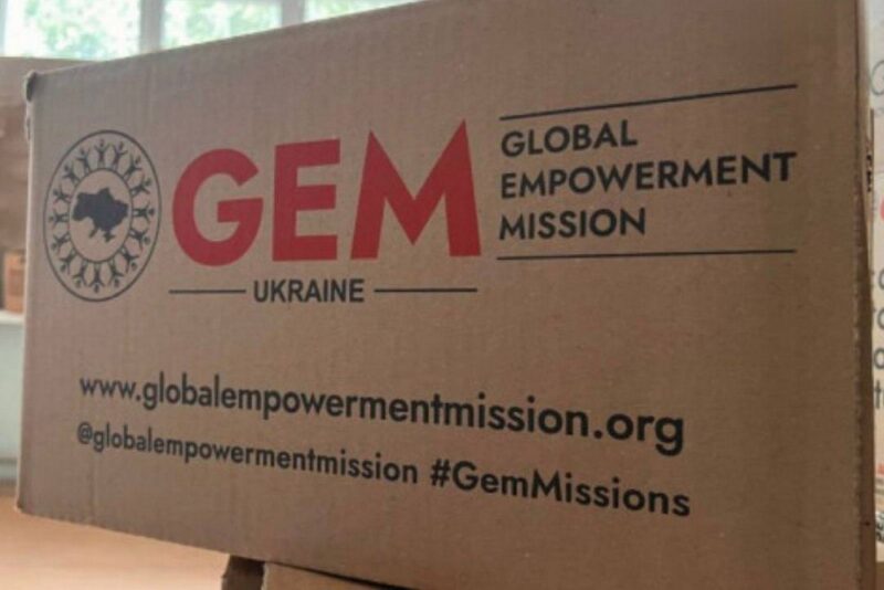 Благодійний фонд Global Empowerment Mission Ukraine (GEM) організовує видачу продуктових наборів