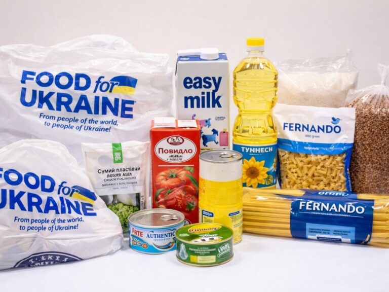 Анонсується видача продуктових наборів від Food for Ukraine
