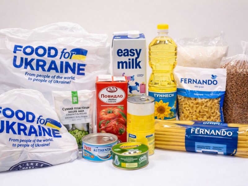 Анонсується видача продуктових наборів від Food for Ukraine