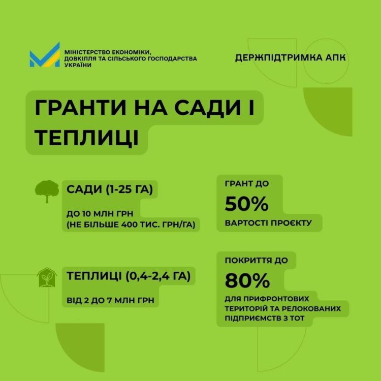 Державна підтримка аграріїв у 2026 році: детальний розбір грантів на сади та теплиці
