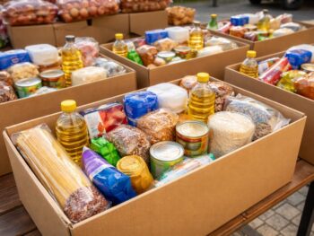 Продуктові набори для переселенців: коли відбудеться видача та хто може отримати