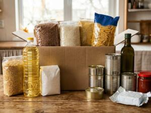 Видача продуктових наборів для ВПО