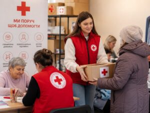 Гуманітарна допомога, реабілітація та підтримка від Червоного Хреста
