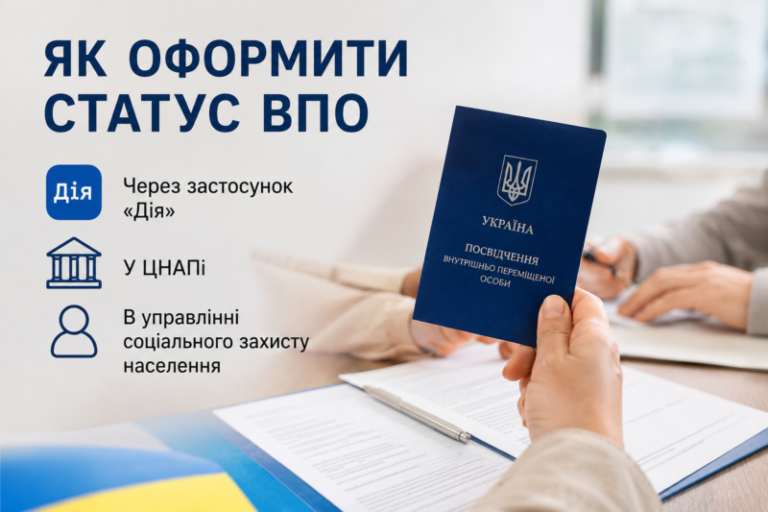 Як оформити статус ВПО та отримати грошові виплати у 2026 році: детальне пояснення