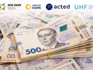 Acted разом з партнерами «Ранок Відродження» та «Світло надії» надають грошову допомогу й підтримку постраждалим від війни