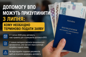 Допомогу ВПО можуть призупинити з липня: кому необхідно терміново подати заяву
