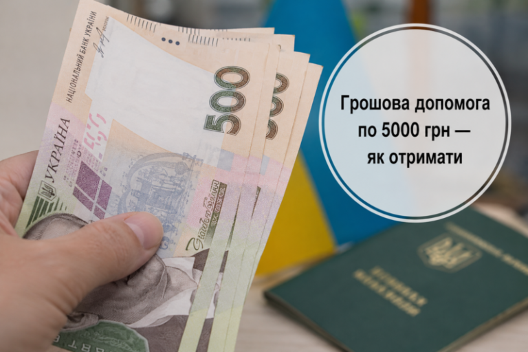 Грошова допомога по 5000 грн — як отримати