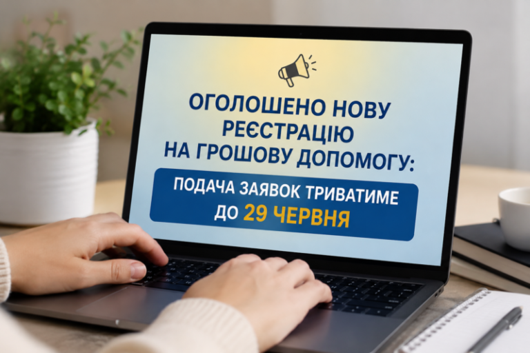 Оголошено нову реєстрацію на грошову допомогу: подача заявок триватиме до 29 червня