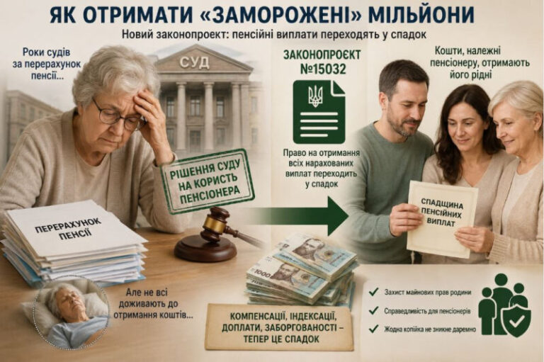 Пенсія у спадок: у Верховній Раді пропонують віддавати родичам пенсійні виплати
