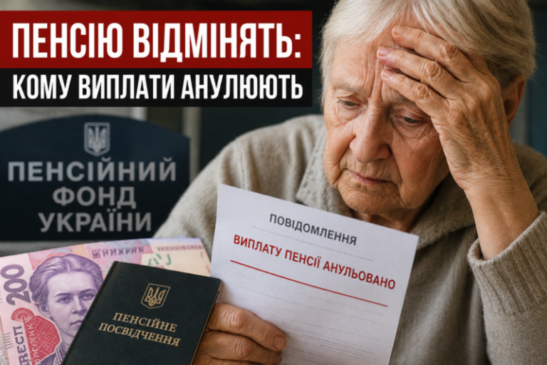 Пенсію відмінять: кому виплати анулюють