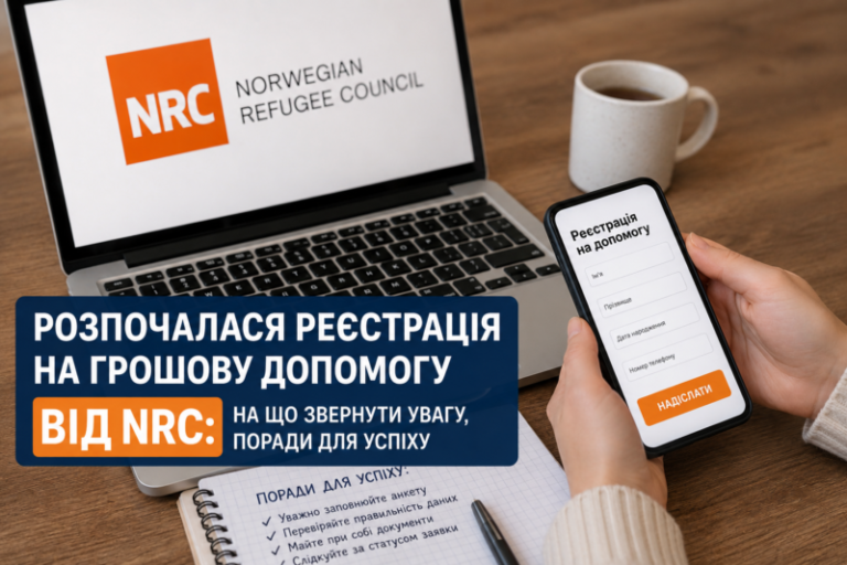 Розпочалася реєстрація на грошову допомогу від NRC: на що звернути увагу, поради для успіху