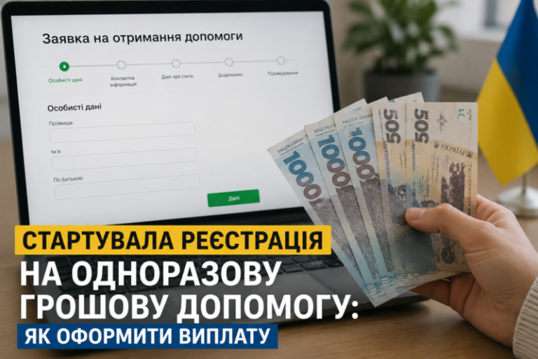 Стартувала реєстрація на одноразову грошову допомогу: як оформити виплату
