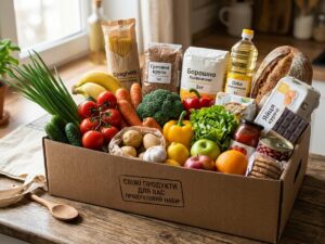 Запис на отримання продуктових наборів для пенсіонерів
