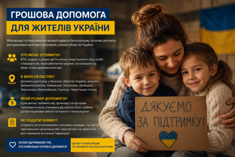 Відкрито реєстрацію на багатоцільову грошову допомогу для жителів України у 2026 році