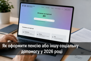 Як оформити пенсію або іншу соціальну допомогу у 2026 році
