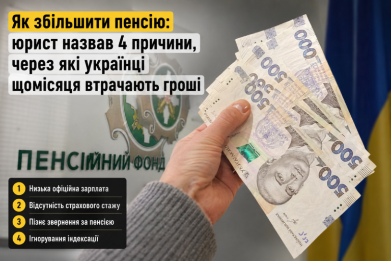 Як збільшити пенсію: юрист назвав 4 причини, через які українці щомісяця втрачають гроші