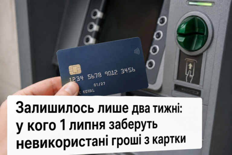 Залишилось лише два тижні: у кого 1 липня заберуть невикористані гроші з картки