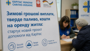 Зимові грошові виплати, тверде паливо, кошти на оренду житла: стартує новий проєкт допомоги від Карітас