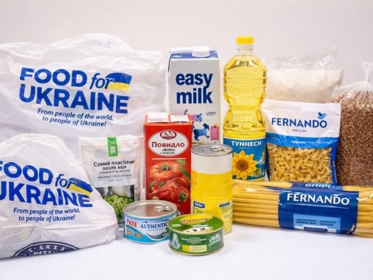 Анонсується видача продуктових наборів від Food for Ukraine
