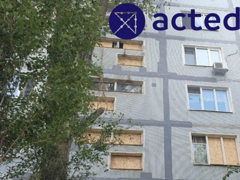 Допомога від Acted: реєстрація на ремонт пошкодженого війною житла