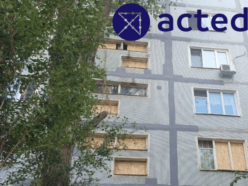 Допомога від Acted: реєстрація на ремонт пошкодженого війною житла