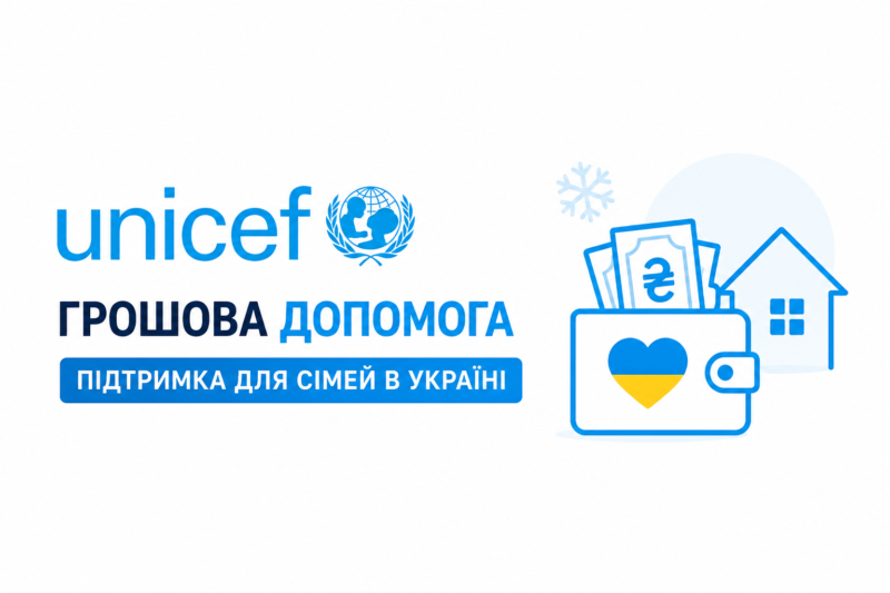 ❄️ ЮНІСЕФ відкриває реєстрацію на зимову та багатоцільову грошову допомогу у 2026 році