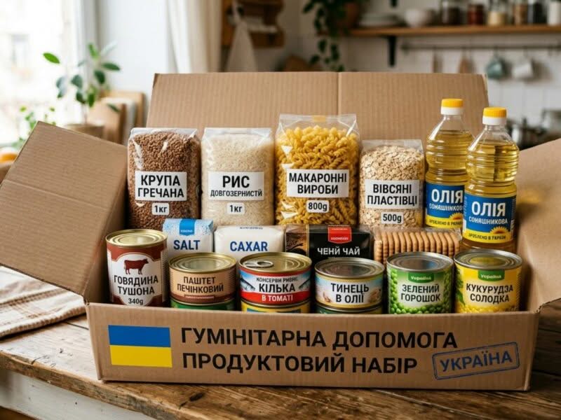 Відкрита реєстрація на отримання продуктових наборів для потребуючих