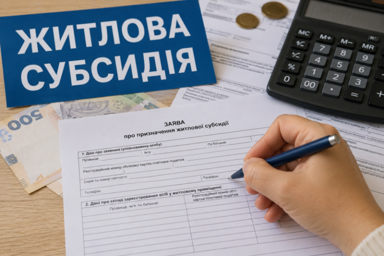Як оформити субсидію у липні 2026 року: покрокова інструкція для українців
