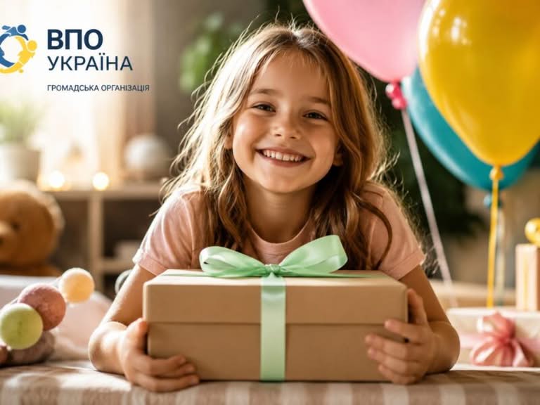 ГО «ВПО Україна» щомісяця відкриватиме реєстрацію на подарунки для дітей-іменинників