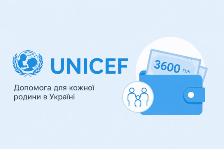 Грошова допомога від ЮНІСЕФ: українці можуть отримати по 3600 грн на місяць