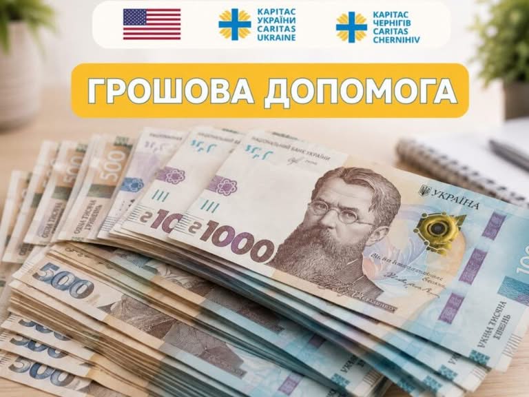 Відкрита реєстрація на грошову допомогу від Карітас