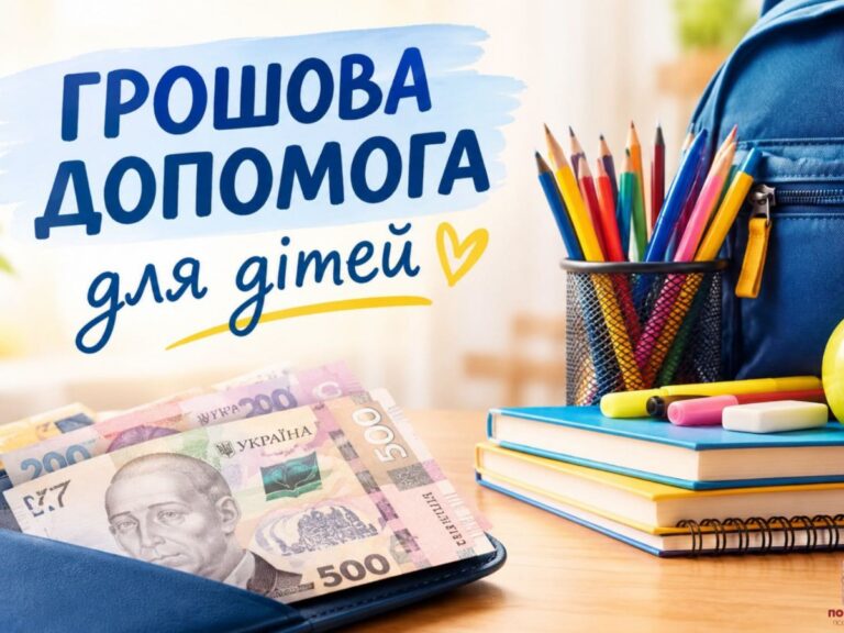 3000 гривень на школяра: хто може отримати гроші та як їх оформити