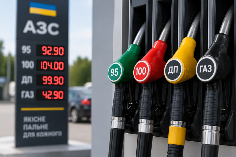 ⛽ Бензин до 104 грн: скільки коштує пальне на АЗС 23 вересня