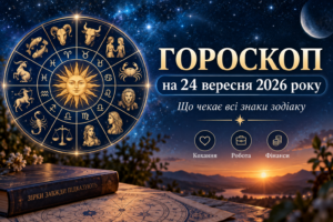 Гороскоп на 24 вересня 2026 року: що чекає всі знаки зодіаку