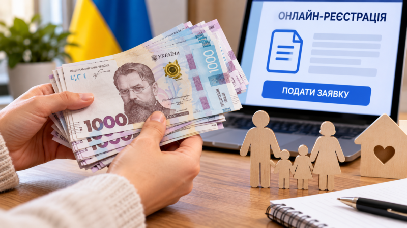 Грошова допомога 10 800 грн: хто може отримати виплату та як зареєструватися