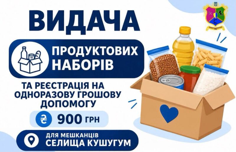 Гуманітарна допомога та реєстрація на грошові виплати у смт Кушугум та Балабине
