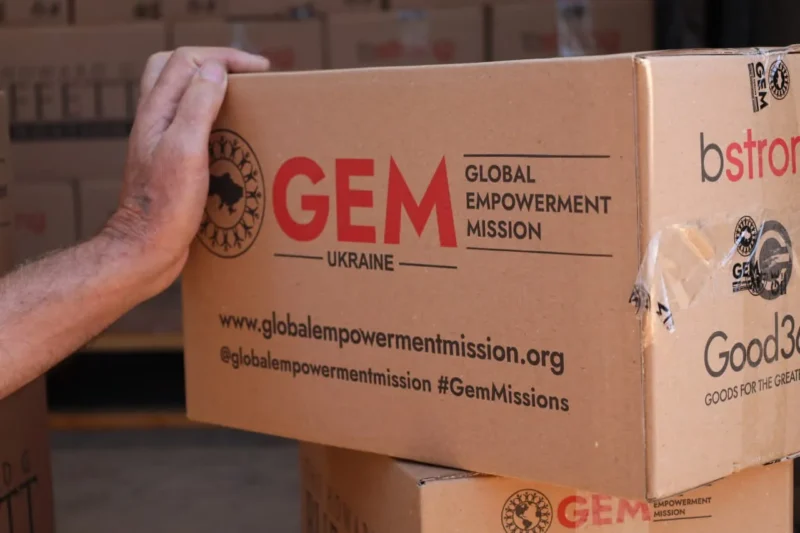 Гуманітарна допомога від GEM: де і хто зможе отримати продуктові набори 1 вересня