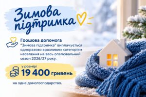 Стартував прийом заяв на отримання «Зимової підтримки» 19400 грн