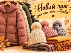 Новий одяг для осені та зими: ГО «Територія Добра Поділля» проведе роздачу