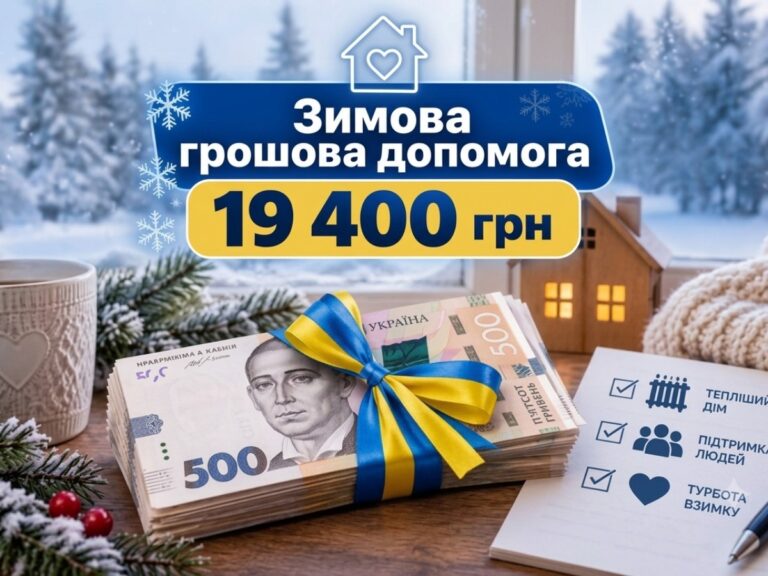 Оформлення «Зимової підтримки»: на що варто звернути увагу ВПО