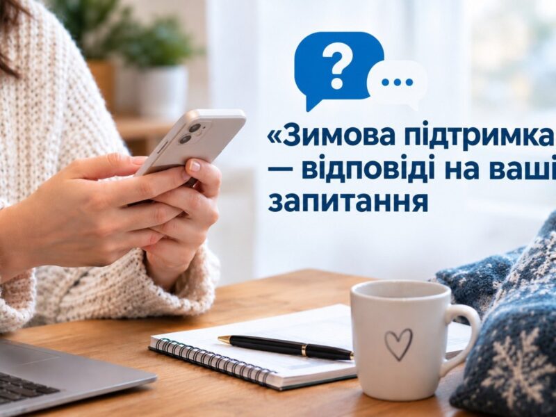 Маєте запитання щодо «Зимової підтримки»? Мінсоцполітики зібрали відповіді на найпоширеніші з них