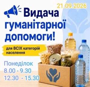 Видача гуманітарної допомоги від ВПП / «СпівДії»