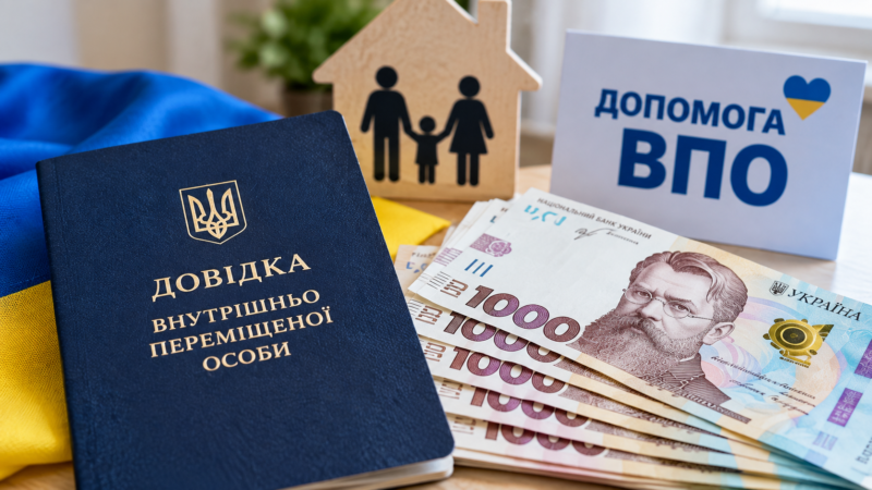 Виплати ВПО у 2026 році: як оформити довідку та отримати допомогу