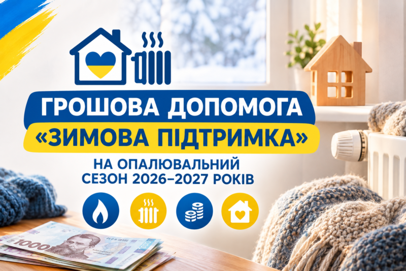 ЮНІСЕФ відкриває реєстрацію на зимову та багатоцільову грошову допомогу у 2026 році