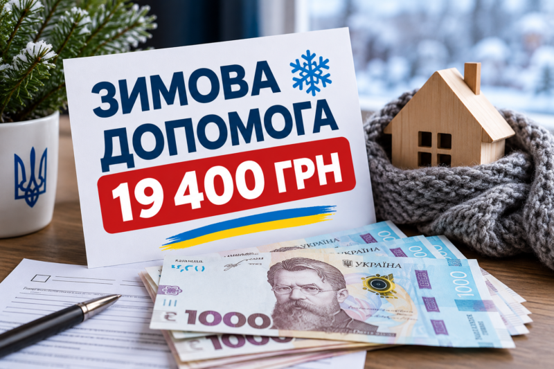 Зимова грошова допомога — 19 400 грн