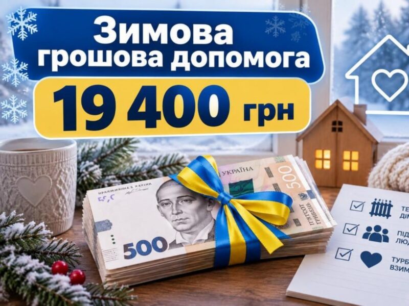Зимова підтримка — 19 400 грн на родину