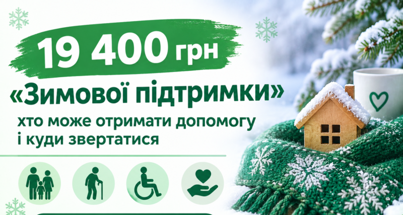 «ЗИМОВА ПІДТРИМКА»: розпочалася реєстрація на допомогу 19 400 грн